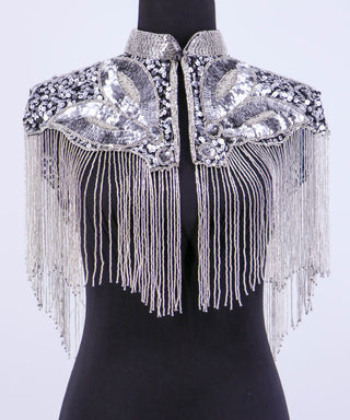 The Beyonce Beaded Fringe Shawl