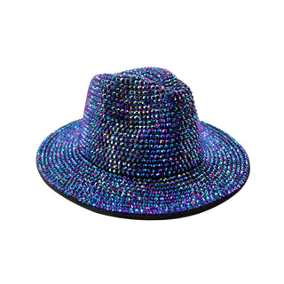 Rhinestone Brim Hat