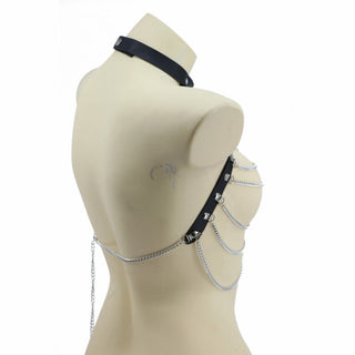 Leather & Chains Halter