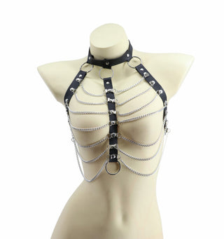 Leather & Chains Halter